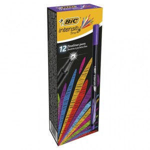 BIC Intensity Fine Cienkopisy fioletowy 1 szt