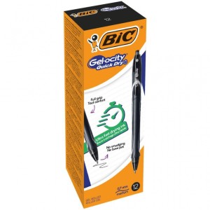 BIC Gel-ocity Quick Dry Długopis żelowy czarny 1 szt