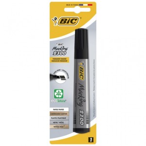 BIC Marking 2300 Ecolutions Marker czarny ścięta końcówka Blister 1 szt