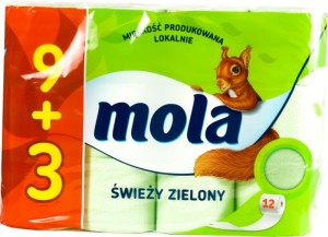 PAPIER TOALETOWY A'12SZT.MOLA