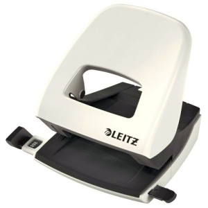 Dziurkacz duży metalowy Leitz New NeXXt, Biały perłowy