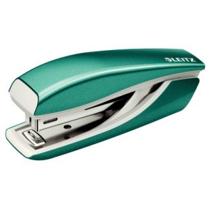 Zszywacz metalowy mini Leitz New NeXXt WOW, Turkusowy