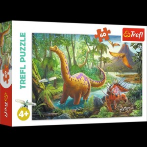 17319 60 - Wędrówka dinozaurów / Trefl