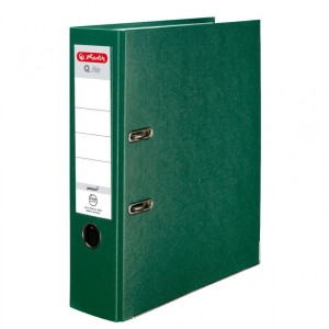 SEGREGATOR A4 8cm Q.FILE PP ZIELONY