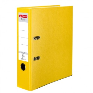 SEGREGATOR A4 8cm Q.FILE PP ŻÓŁTY