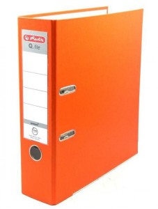 SEGREGATOR A4 8cm Q.FILE PP POMARAŃCZOWY