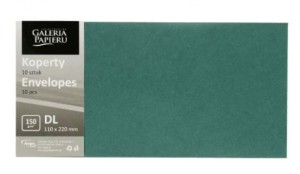 KOPERTY OZD.DL 150GR.PEARL ZIELONY /10/