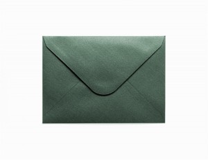 KOPERTA OZD.C6 150GR.PEARL ZIELONY /10/