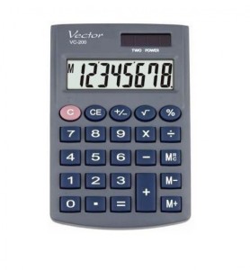 KALKULATOR VECTOR KIESZONKOWY VC-200III 8-POZ.