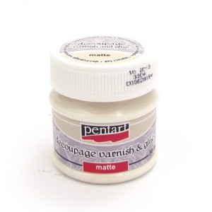 PENTART MATOWY KLEJ +WERNIKS 50ml