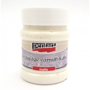 PENTART MATOWY KLEJ +WERNIKS 230ml