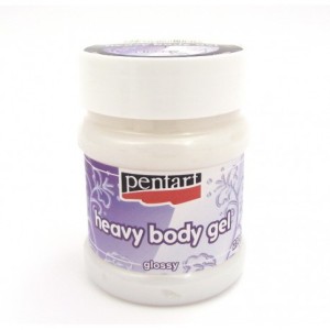PENTART PASTA HEAVY BODY ŻEL BŁYSZ. TRANSP. 230ml