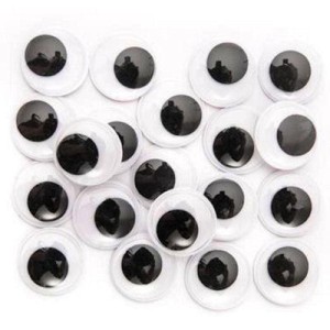 OCZKA RUCHOME SAMOPRZYLEPNE OKRĄGŁE 7MM /20/