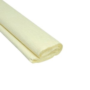 BIBUŁA MARSZCZONA 50x200cm 10szt WANILIOWA