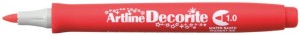 MARKER DECORITE 1MM CZERWONY