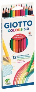 GIOTTO KREDKI COLORS 3,0 12szt