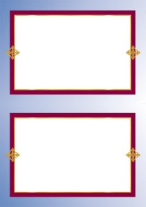 DYPLOM A4/A5 170g FRANCJA B 25szt.