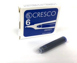 NABOJE DO PIÓR NIEBIESKIE 6SZT.