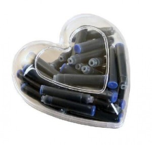 NABOJE DO PIÓR 50SZT."SERCE"