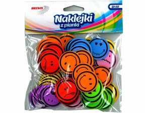 NAKLEJKI Z PIANKI UŚMIECHY 3 PVC30