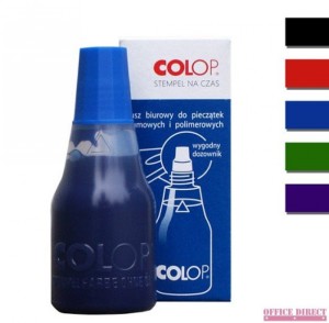 TUSZ COLOP 25ML. NIEBIESKI