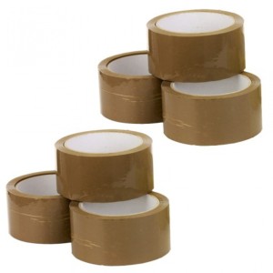 TAŚMA PAKOWA HOT MELT 48X66 BRĄZOWA T