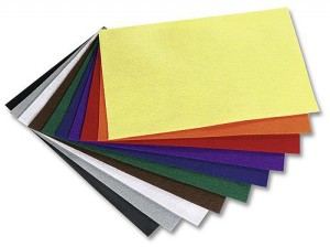 FILC DEKOR. 20x30cm 1,5mm 10ark NIEBIESKI