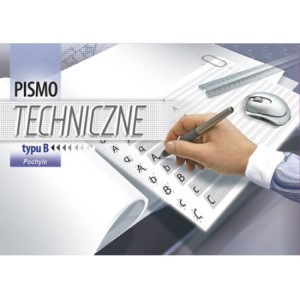 BLOK PISMA TECHNICZNEGO TYPU "B POCHYŁE" A4