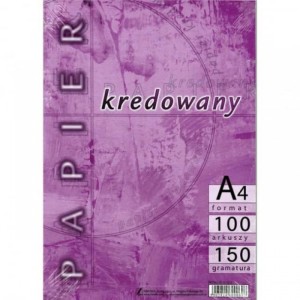 PAPIER KREDOWANY A4 150G /100/