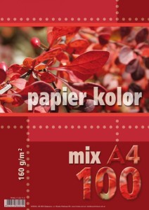 PAPIER KSERO MIX A4-100 KOLOR 160GR.