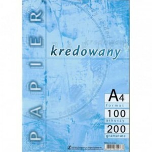 PAPIER A4 200GR./100/ KREDOWANY