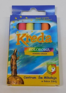 KREDA SZKOLNA KOLOROWA 6SZT.ŚR.10MM.KKK-0209
