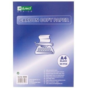 KALKA MASZYNOWA D.RECT A4 CZARNA A'50