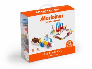 KLOCKI WAFLE MINI 140SZT KONSTRUKTOR (CHŁOPCZYK)