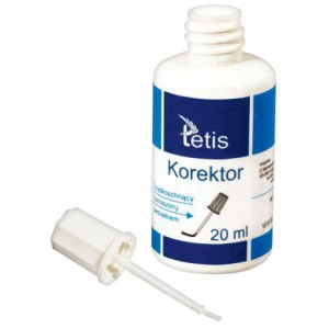 KOREKTOR W PĘDZELKU 20ML.