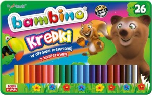 KREDKI BAMBINO 26KOL.+TEMP.OPAK.METALOWE STD