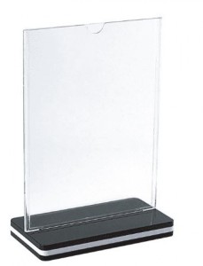 STOJAK PLASTIKOWY KLAUDY 210X297MM