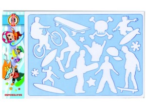 KIN SZABLON 9820/11 SPORT-SKATEBOARD