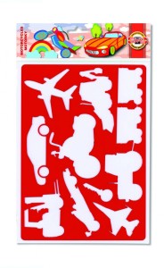 KIN SZABLON 9820/9 POJAZDY-MOTORCYCLE