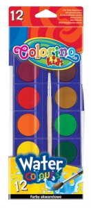 FARBY AKWARELOWE 12-KOL.