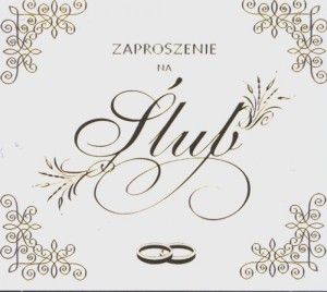 ZAPROSZENIE KWADRAT 120X120