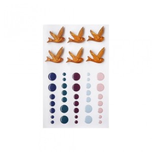 OZDOBY SAMOPRZYLEPNE PTAKI