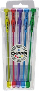DŁUGOPIS SPARK LINE CHIARA 0,7mm 5 KOLORÓW ETUI