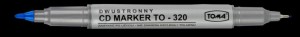MARKER DO CD DWUSTRONNY TO-320 NIEBIESKI