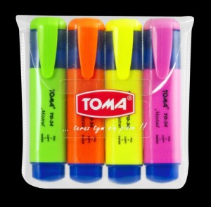 ZAKREŚLACZ MISTRAL MIX 4KOL.