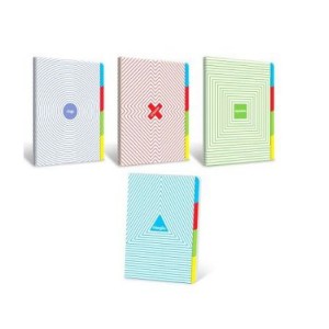 ZESZYT A5 80K.PP 4 REGISTRY KRATKA