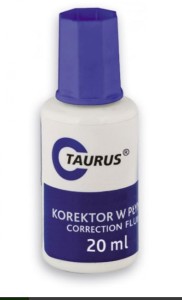 KOREKTOR W PŁYNIE 20ML WODNY Z GĄBKĄ