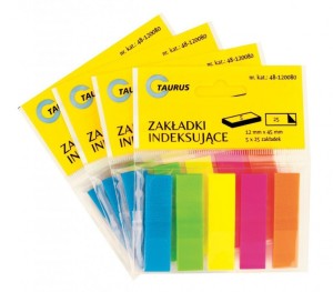 ZAKŁADKI INDEKSUJĄCE 12/45MM