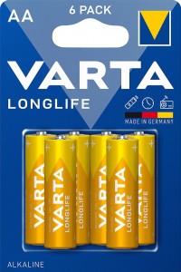 Baterie VARTA Longlife AA LR06 Bli6