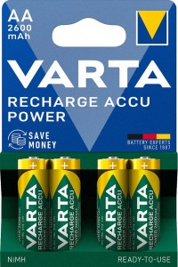 Akumulatorki VARTA Recharge Accu Power AA 2600 mAh Bli4